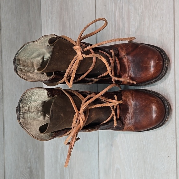 Freebird by Steven Womens Billy Ankle Moto Leather Heels Boots shoes sz 7 - Picture 3 of 12